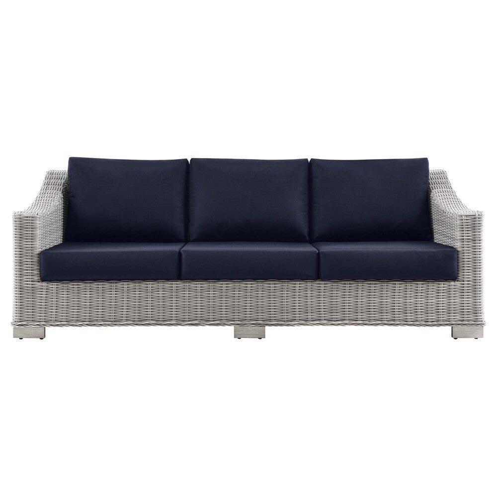 EEI-4842 Conway Outdoor Patio Wicker Rattan Sofa by Modway
