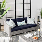 EEI-4842 Conway Outdoor Patio Wicker Rattan Sofa by Modway