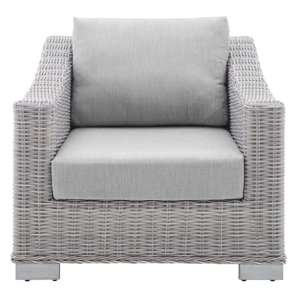 EEI-3972 Conway Sunbrella&reg; Outdoor Patio Wicker Rattan Armchair by Modway