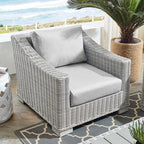 EEI-3972 Conway Sunbrella&reg; Outdoor Patio Wicker Rattan Armchair by Modway