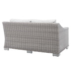 EEI-3973 Conway Sunbrella&reg; Outdoor Patio Wicker Rattan Loveseat by Modway