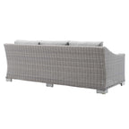EEI-3974 Conway Sunbrella&reg; Outdoor Patio Wicker Rattan Sofa by Modway