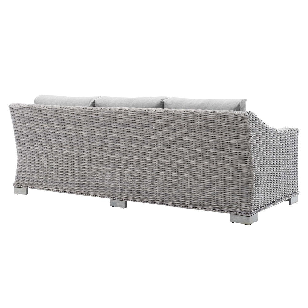 EEI-3974 Conway Sunbrella&reg; Outdoor Patio Wicker Rattan Sofa by Modway