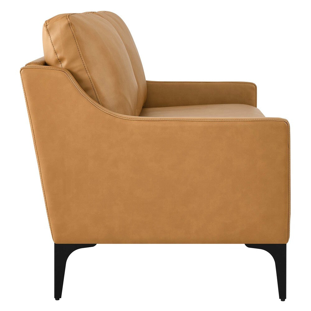EEI-6020-TAN Corland Leather Loveseat by Modway