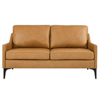 EEI-6020-TAN Corland Leather Loveseat by Modway