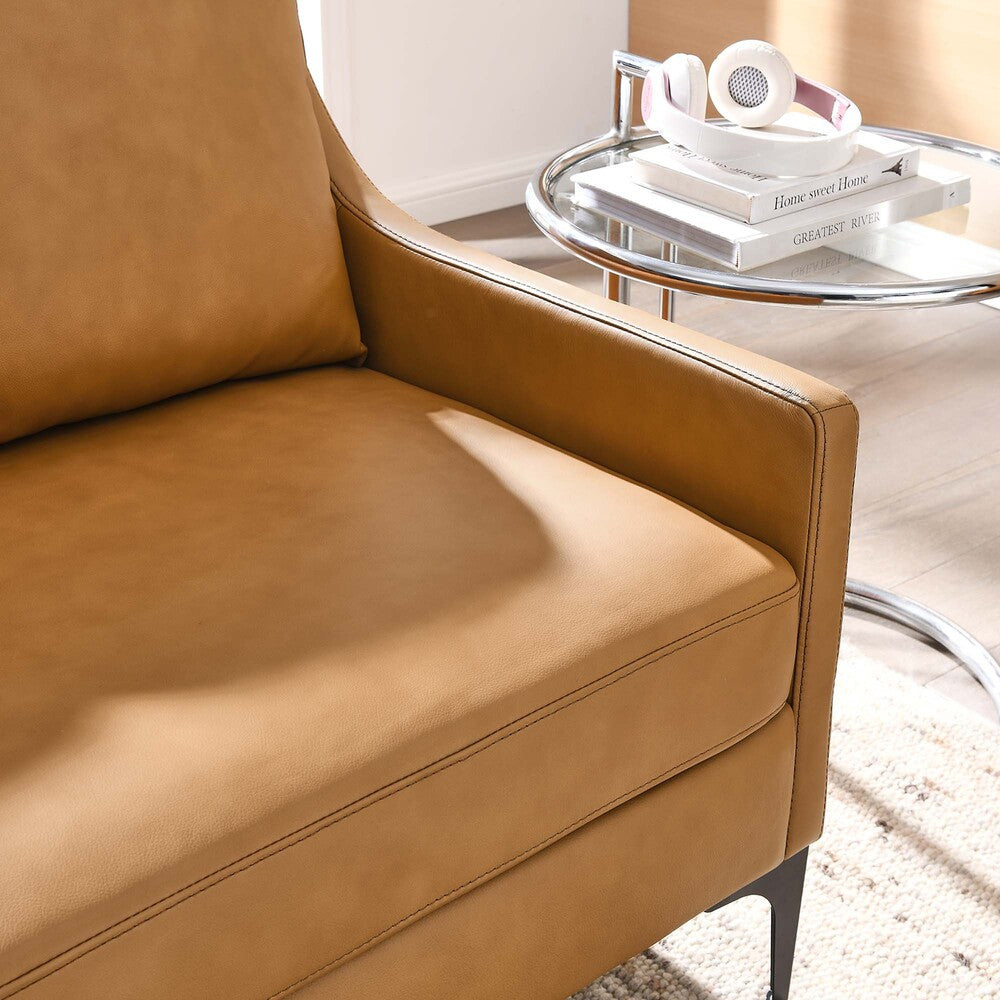 EEI-6020-TAN Corland Leather Loveseat by Modway