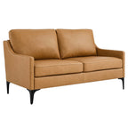 EEI-6020-TAN Corland Leather Loveseat by Modway
