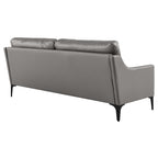 EEI-6018-GRY Corland Leather Sofa by Modway
