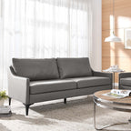 EEI-6018-GRY Corland Leather Sofa by Modway