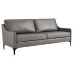 Modway EEI-6018-GRY Corland Leather Sofa Gray