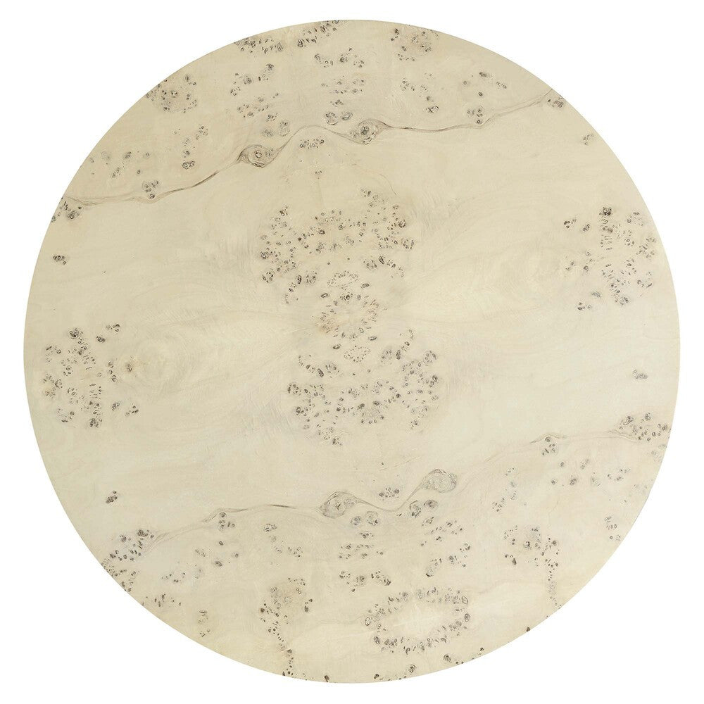 EEI-6274 Cosmos 35" Round Burl Wood Coffee Table by Modway