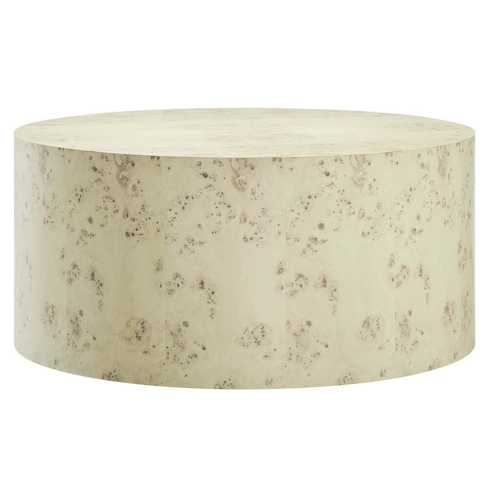 EEI-6274 Cosmos 35" Round Burl Wood Coffee Table by Modway
