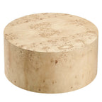 EEI-6274 Cosmos 35" Round Burl Wood Coffee Table by Modway