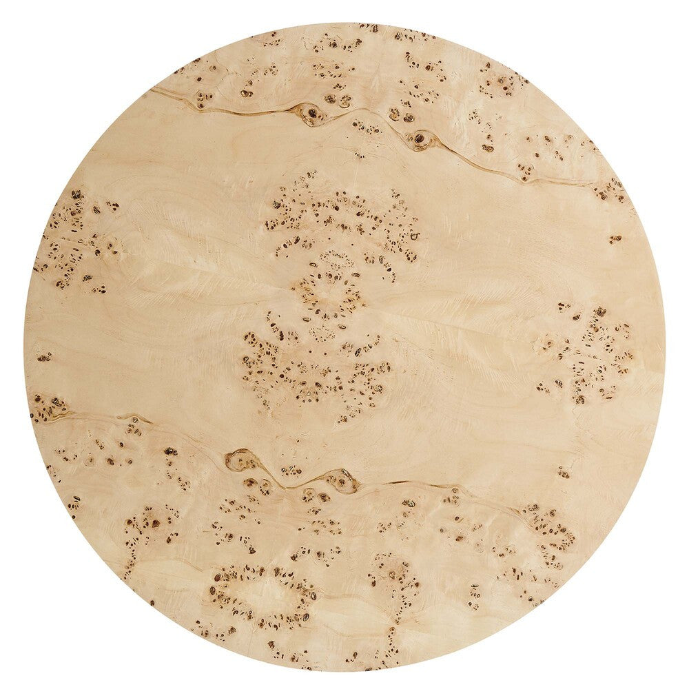 EEI-6274 Cosmos 35" Round Burl Wood Coffee Table by Modway