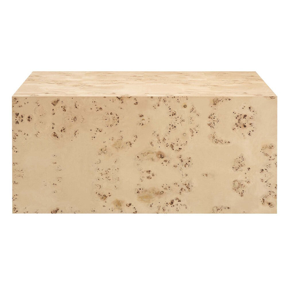 EEI-6272 Cosmos 36" Square Burl Wood Coffee Table by Modway