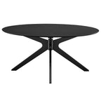 EEI-3848 Crossroads 63" Oval Wood Dining Table by Modway
