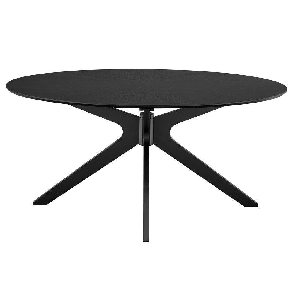 EEI-3848 Crossroads 63" Oval Wood Dining Table by Modway