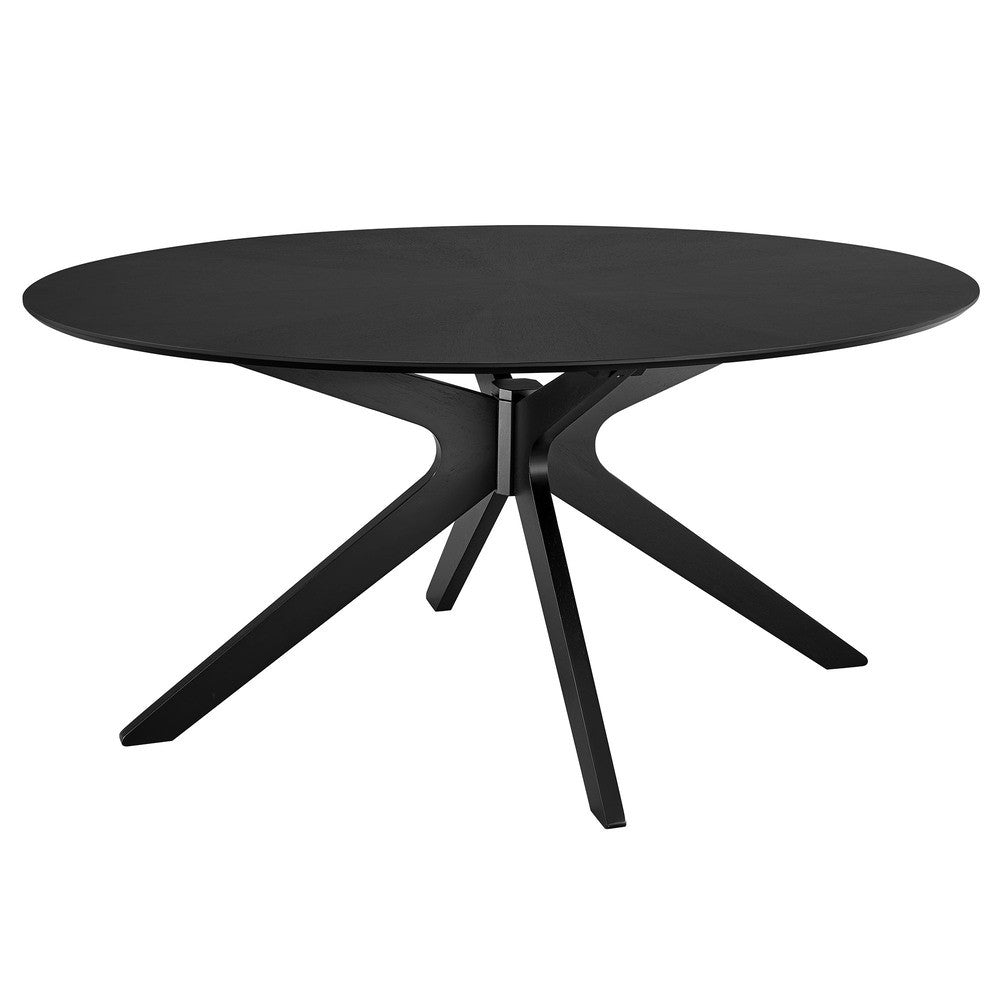 EEI-3848 Crossroads 63" Oval Wood Dining Table by Modway