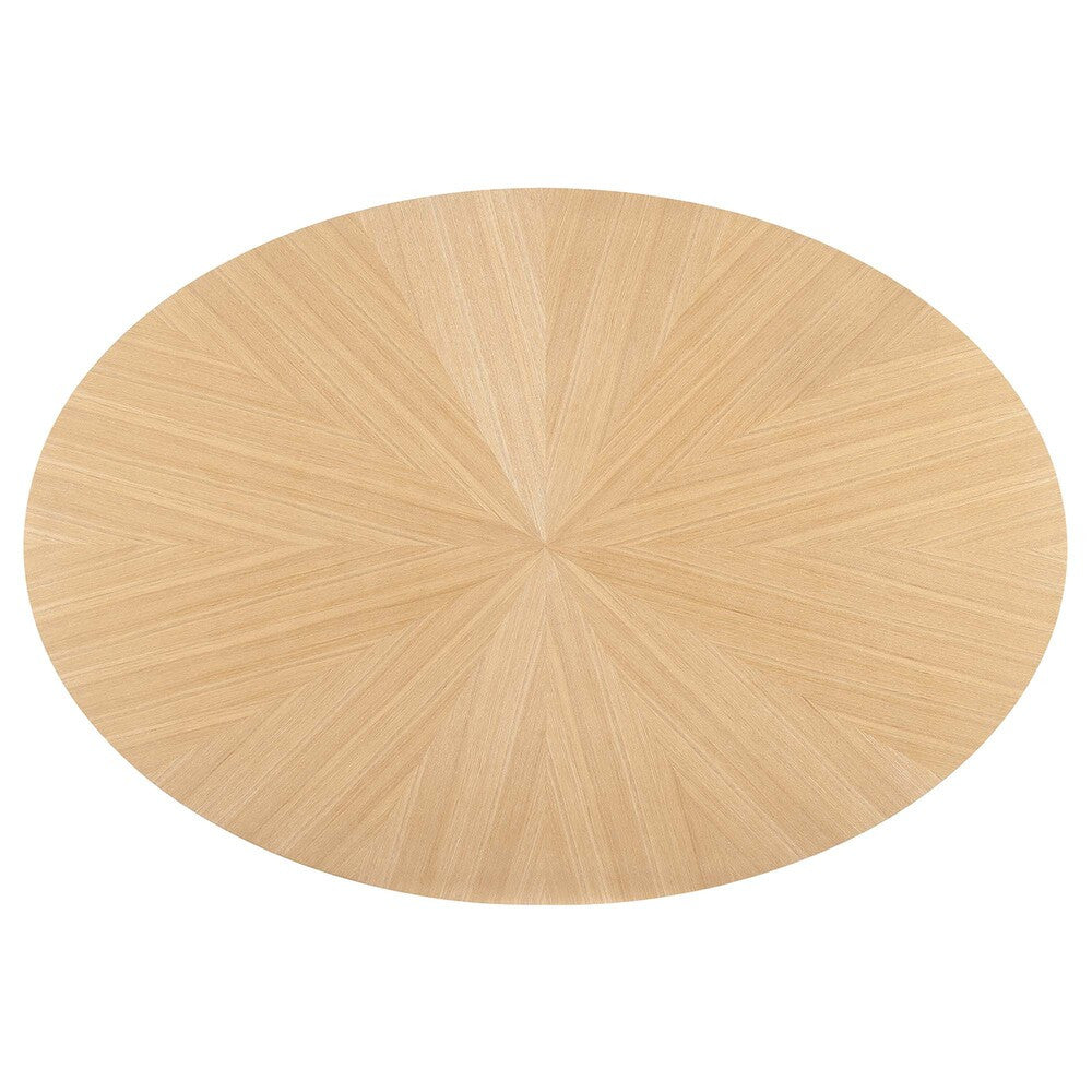 EEI-3848 Crossroads 63" Oval Wood Dining Table by Modway