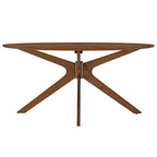 EEI-3848 Crossroads 63" Oval Wood Dining Table by Modway