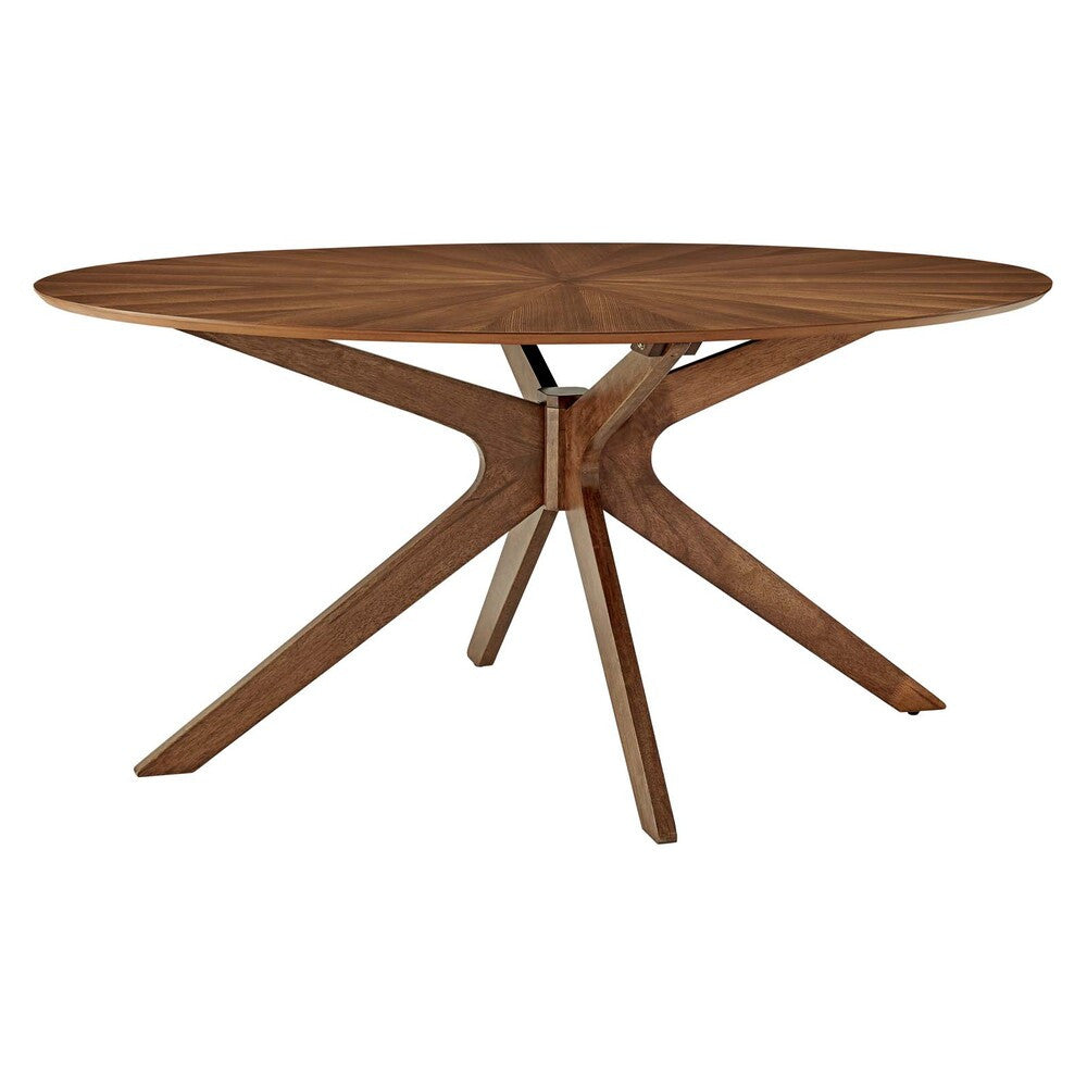 EEI-3848 Crossroads 63" Oval Wood Dining Table by Modway