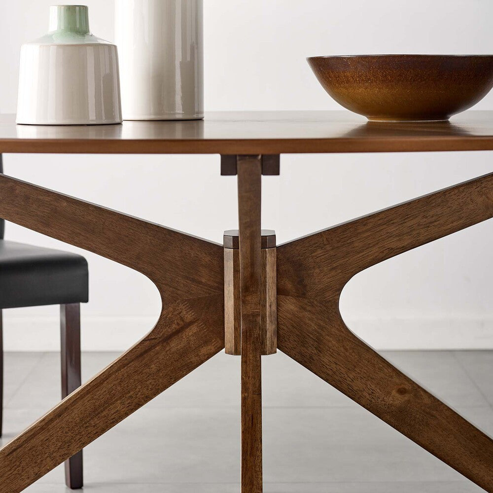 EEI-3848 Crossroads 63" Oval Wood Dining Table by Modway