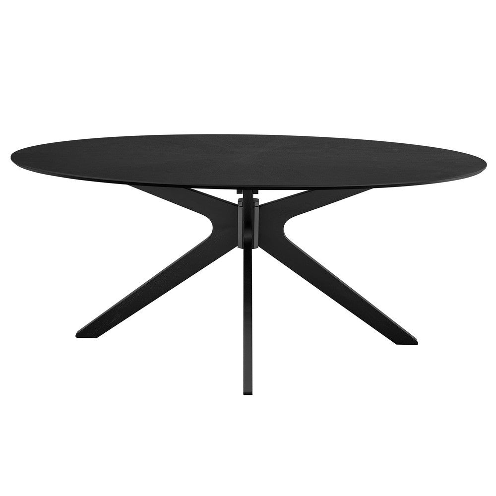 EEI-3849 Crossroads 71" Oval Wood Dining Table by Modway