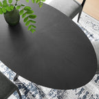 EEI-3849 Crossroads 71" Oval Wood Dining Table by Modway