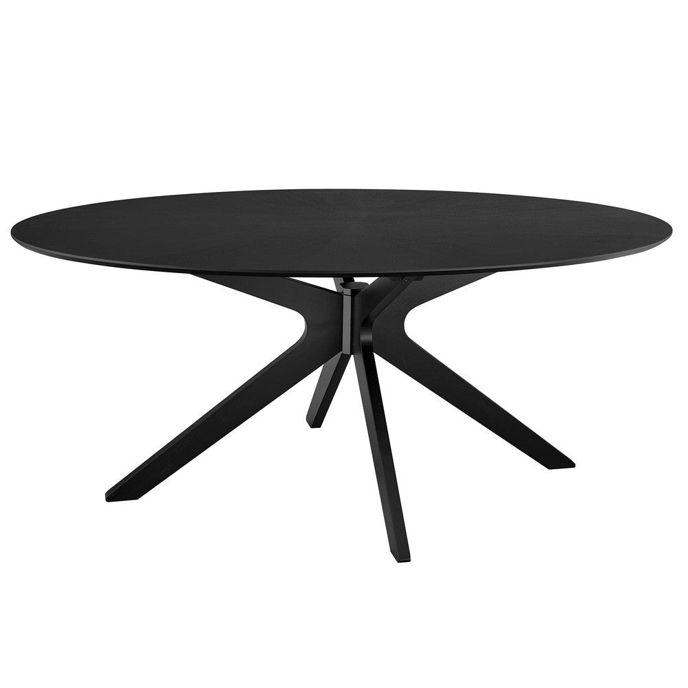 EEI-3849 Crossroads 71" Oval Wood Dining Table by Modway