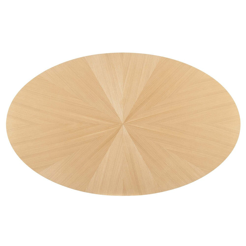 EEI-3849 Crossroads 71" Oval Wood Dining Table by Modway