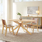 EEI-3849 Crossroads 71" Oval Wood Dining Table by Modway