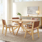 EEI-3849 Crossroads 71" Oval Wood Dining Table by Modway