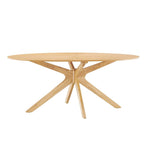 EEI-3849 Crossroads 71" Oval Wood Dining Table by Modway