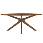 EEI-3849 Crossroads 71" Oval Wood Dining Table by Modway