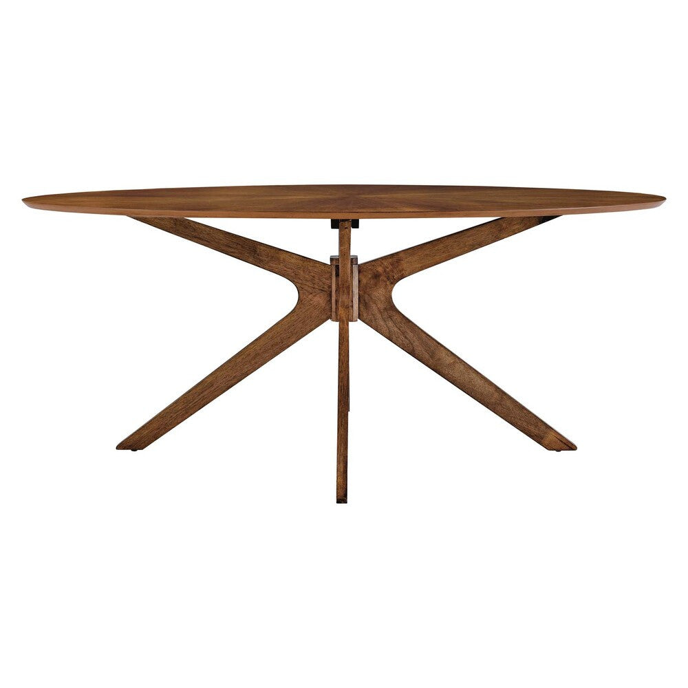 EEI-3849 Crossroads 71" Oval Wood Dining Table by Modway