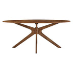 EEI-3849 Crossroads 71" Oval Wood Dining Table by Modway