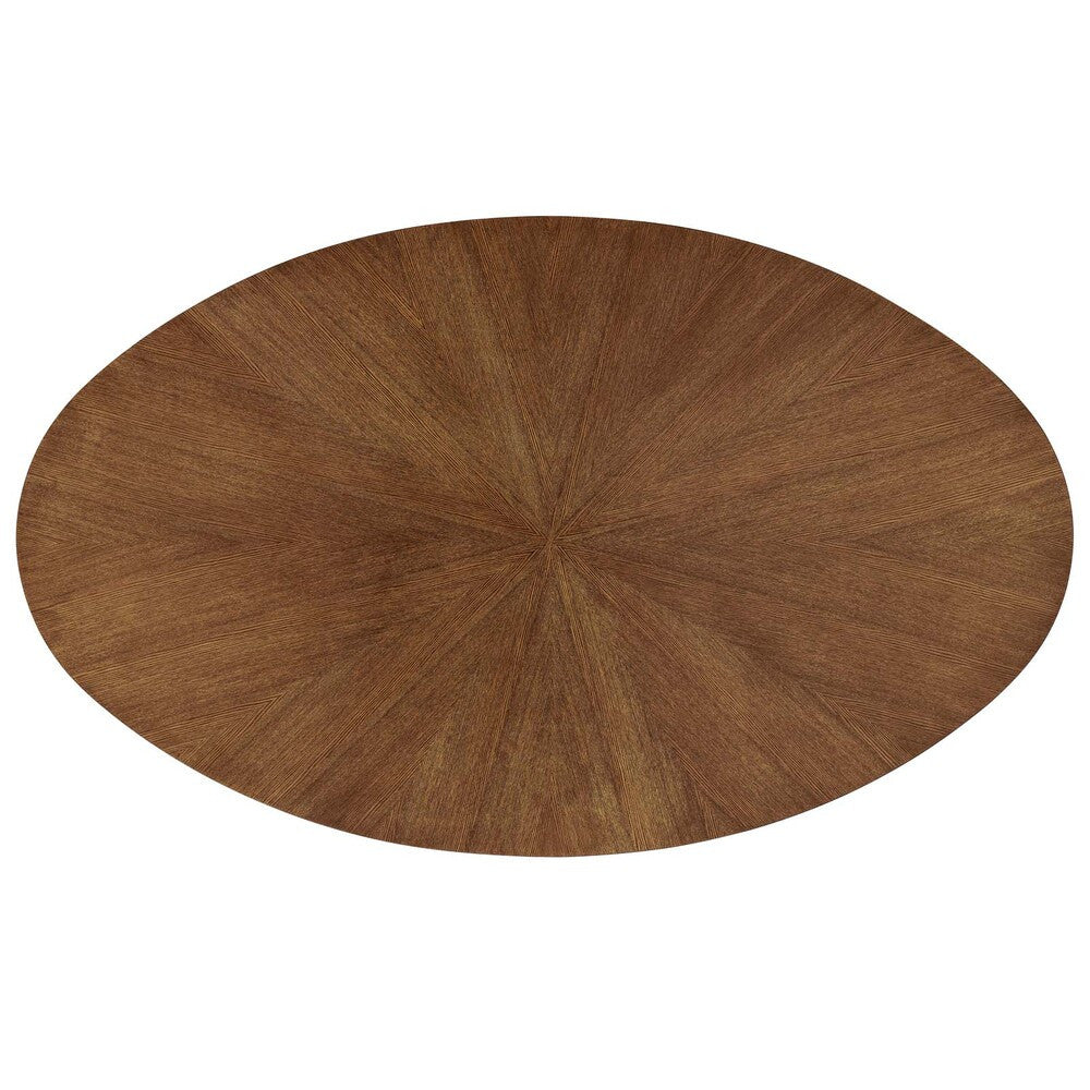 EEI-3849 Crossroads 71" Oval Wood Dining Table by Modway