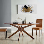 EEI-3849 Crossroads 71" Oval Wood Dining Table by Modway