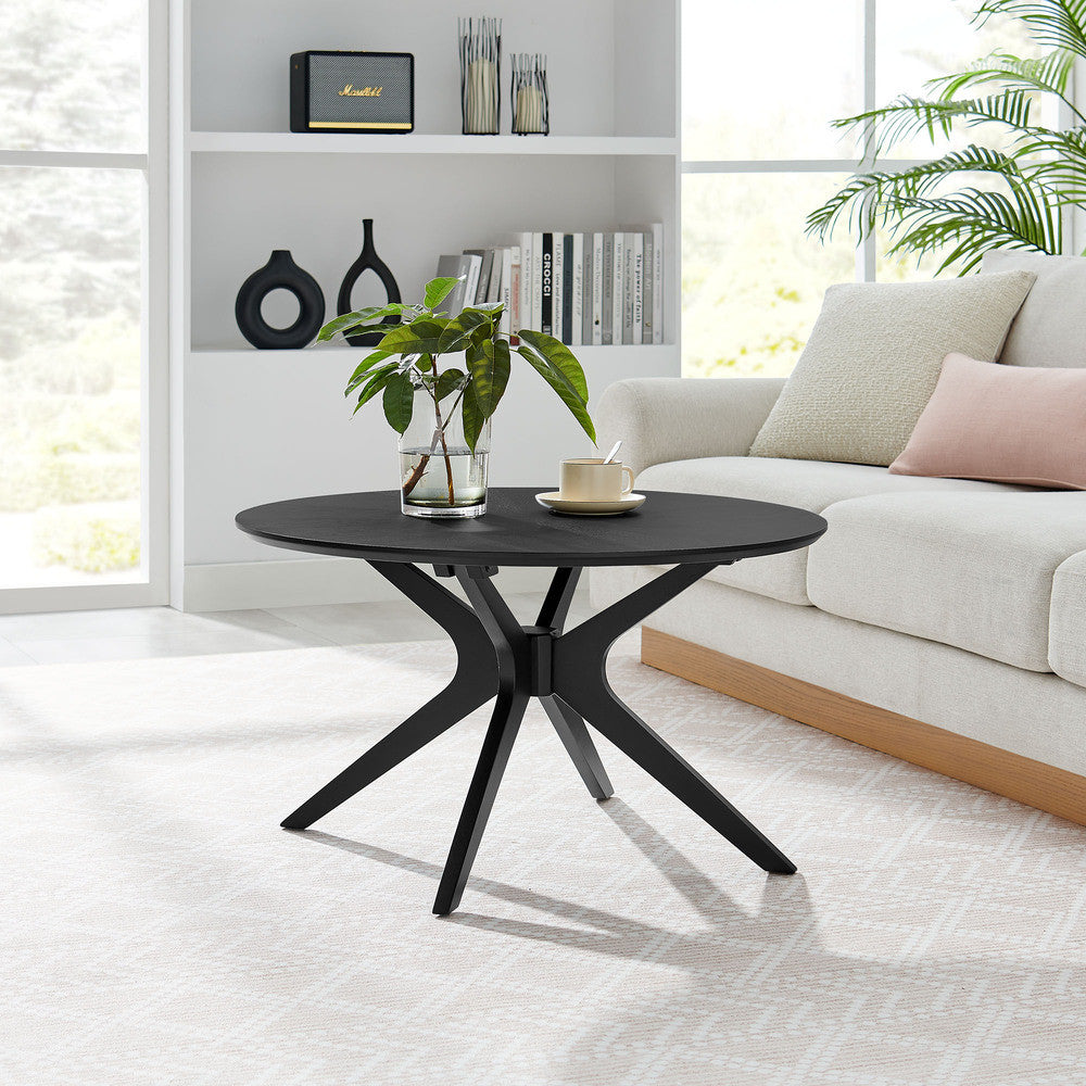 EEI-6557 Crossroads Round Wood Coffee Table by Modway