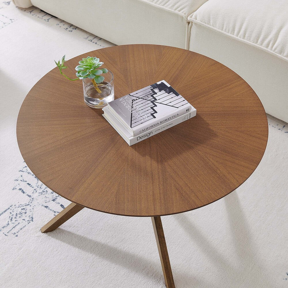 EEI-6557 Crossroads Round Wood Coffee Table by Modway