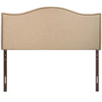 MOD-5206 Curl Nailhead Upholstered Queen Headboard by Modway