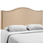 MOD-5206 Curl Nailhead Upholstered Queen Headboard by Modway