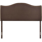 MOD-5206 Curl Nailhead Upholstered Queen Headboard by Modway