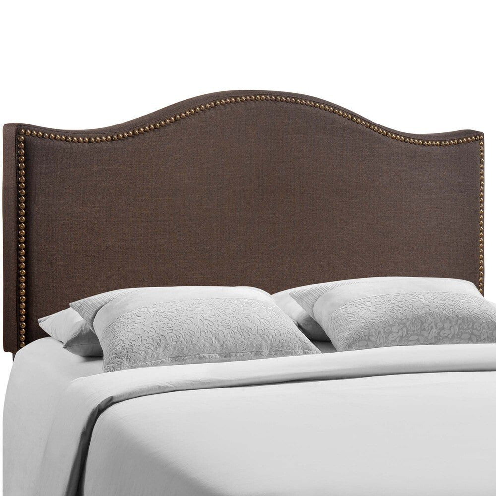 MOD-5206 Curl Nailhead Upholstered Queen Headboard by Modway