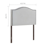 MOD-5209 Curl Nailhead Upholstered Twin Headboard by Modway