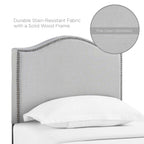 MOD-5209 Curl Nailhead Upholstered Twin Headboard by Modway