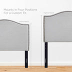 MOD-5209 Curl Nailhead Upholstered Twin Headboard by Modway