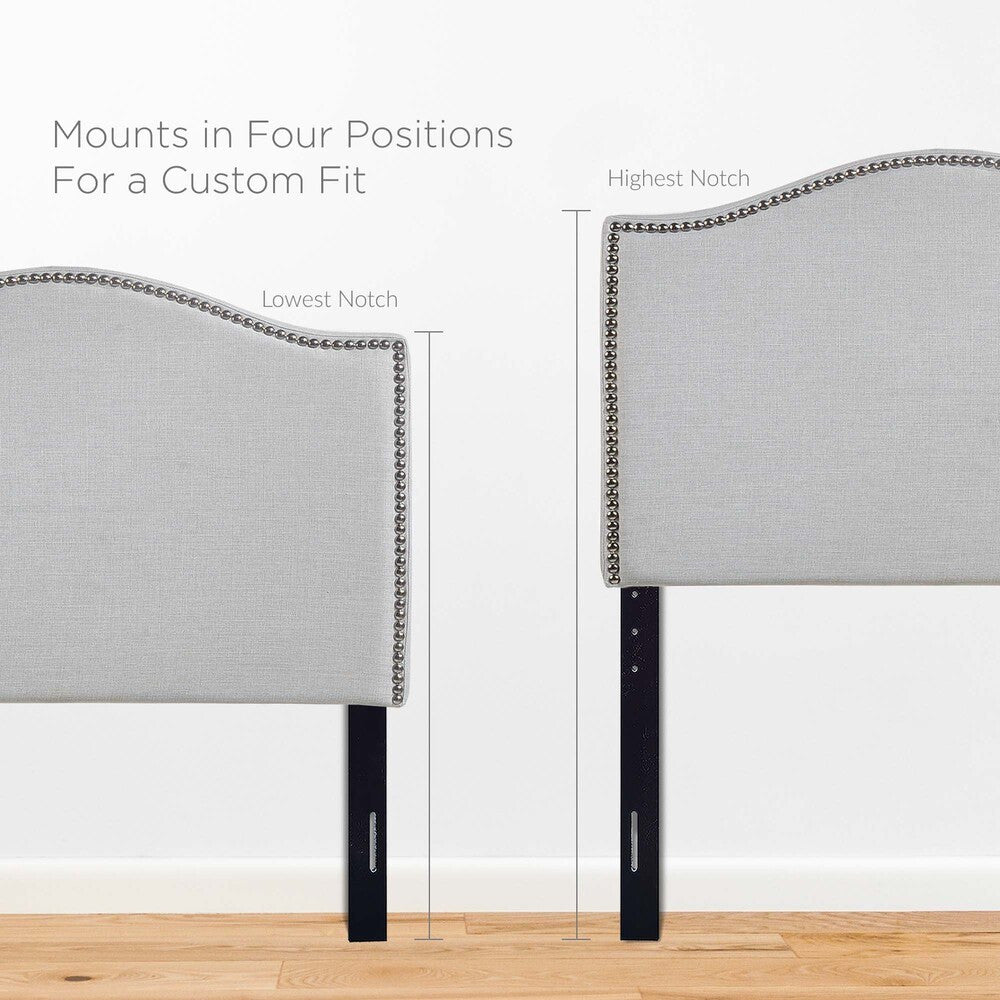 MOD-5209 Curl Nailhead Upholstered Twin Headboard by Modway