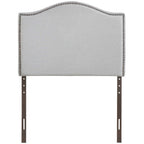 MOD-5209 Curl Nailhead Upholstered Twin Headboard by Modway