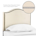 MOD-5209 Curl Nailhead Upholstered Twin Headboard by Modway